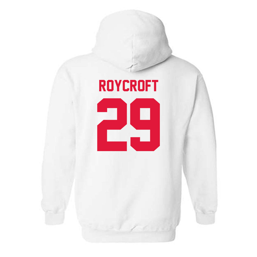 Fairfield - NCAA Women's Soccer : Riley Roycroft - Classic Shersey Hooded Sweatshirt-1
