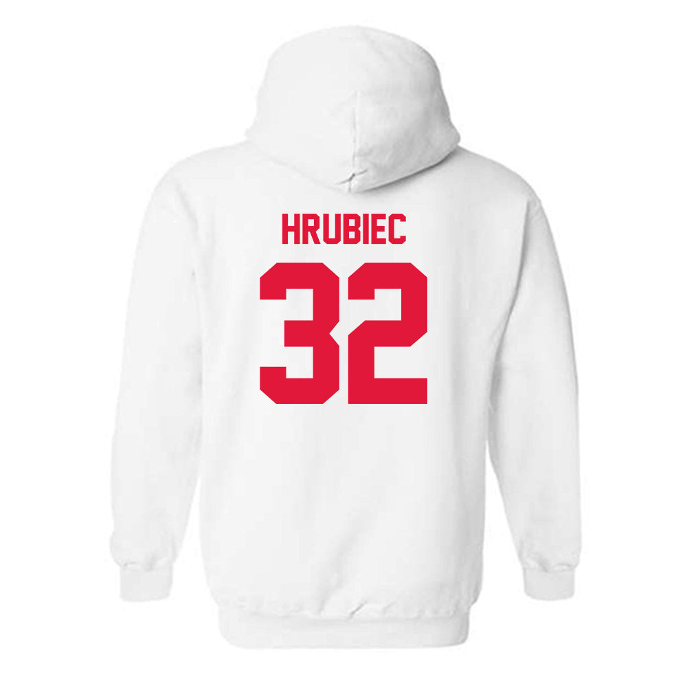 Fairfield - NCAA Men's Lacrosse : Bryce Hrubiec - Classic Shersey Hooded Sweatshirt-1