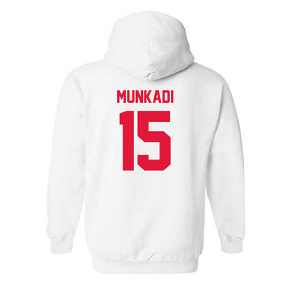 Fairfield - NCAA Men's Basketball : Isaac Munkadi - Classic Shersey Hooded Sweatshirt-1