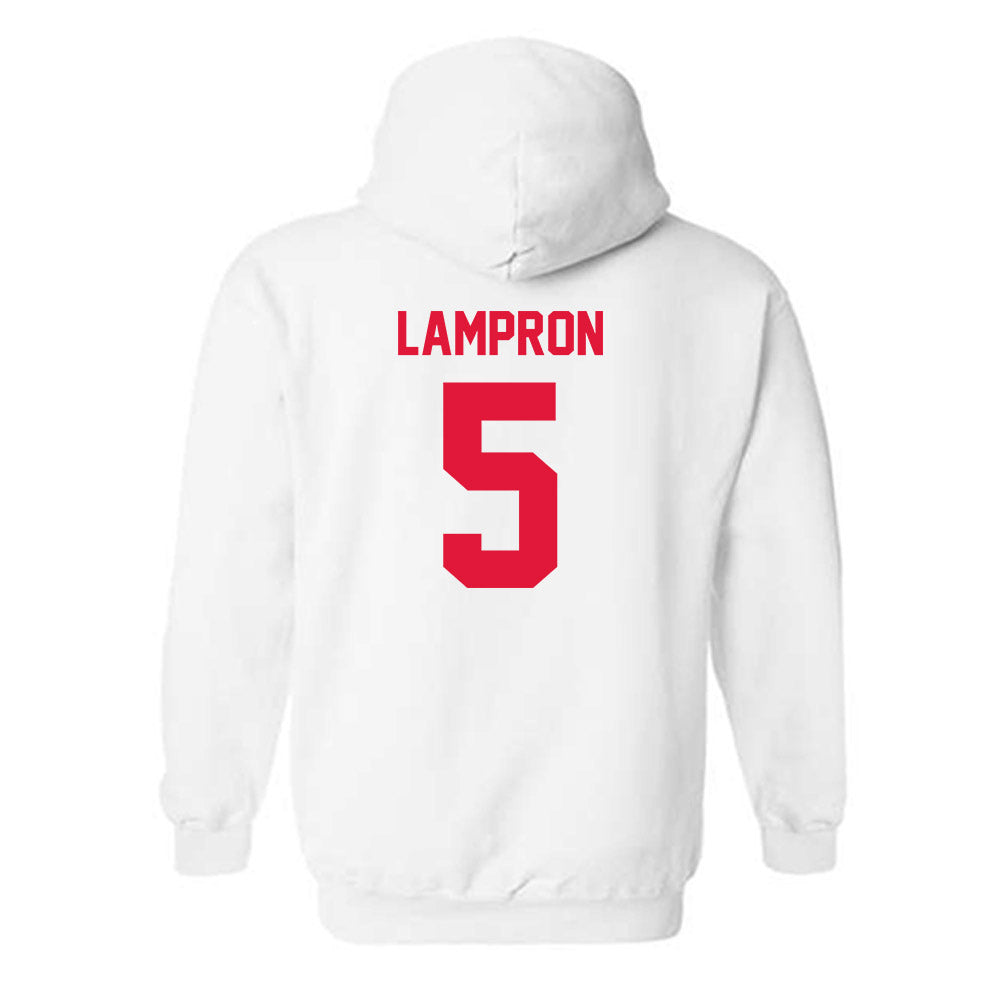 Fairfield - NCAA Men's Lacrosse : Devin Lampron - Classic Shersey Hooded Sweatshirt-1
