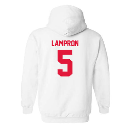 Fairfield - NCAA Men's Lacrosse : Devin Lampron - Classic Shersey Hooded Sweatshirt-1