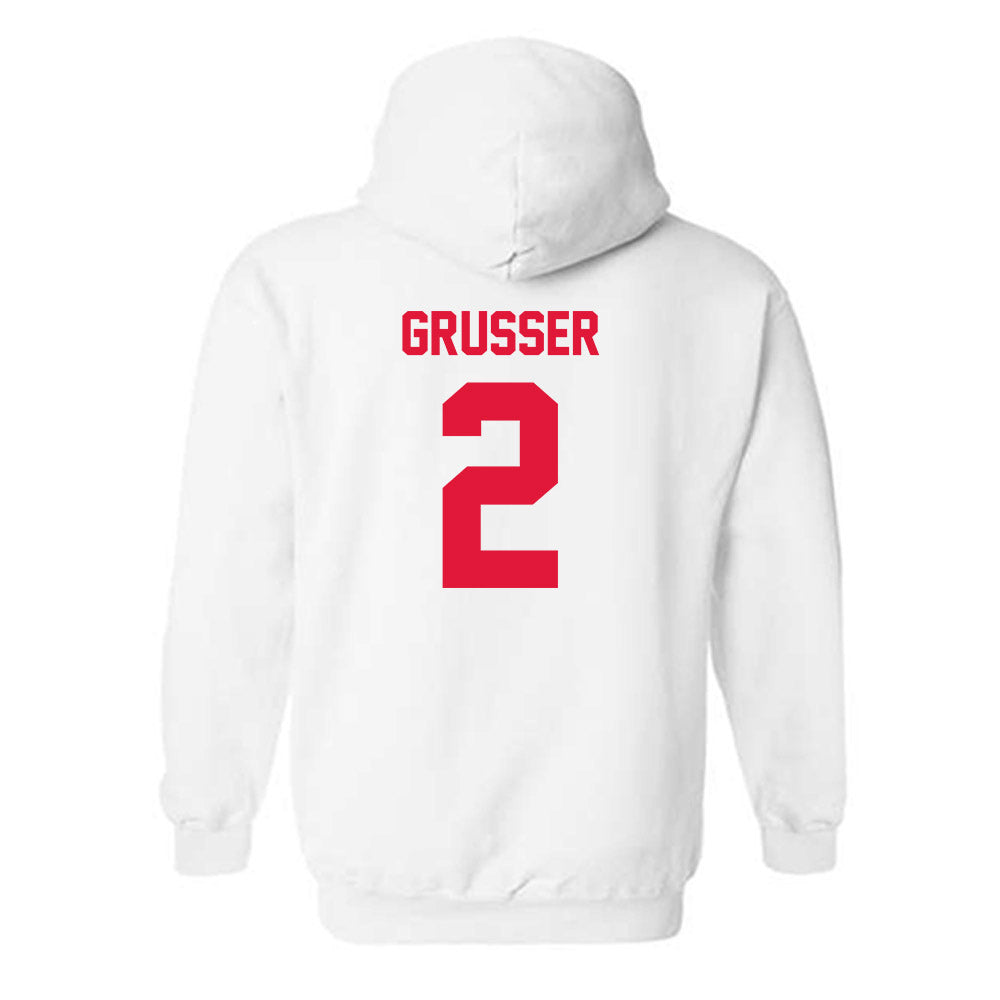 Fairfield - NCAA Women's Soccer : Mary Grusser - Classic Shersey Hooded Sweatshirt-1