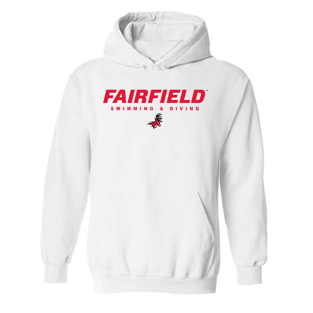 Fairfield - NCAA Women's Swimming & Diving : Natasha De Pree - Classic Shersey Hooded Sweatshirt-0