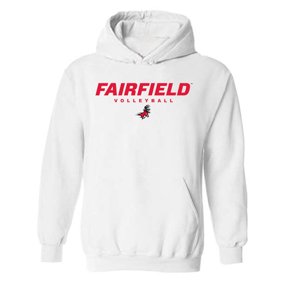 Fairfield - NCAA Women's Volleyball : Mia Jean Claude - Classic Shersey Hooded Sweatshirt-0