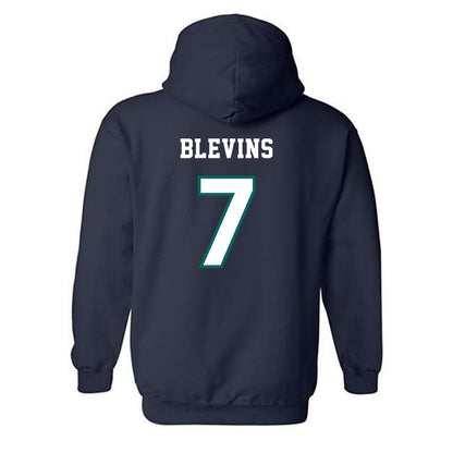 UNC Wilmington - NCAA Baseball : Cole Blevins - Classic Shersey Hooded Sweatshirt-1
