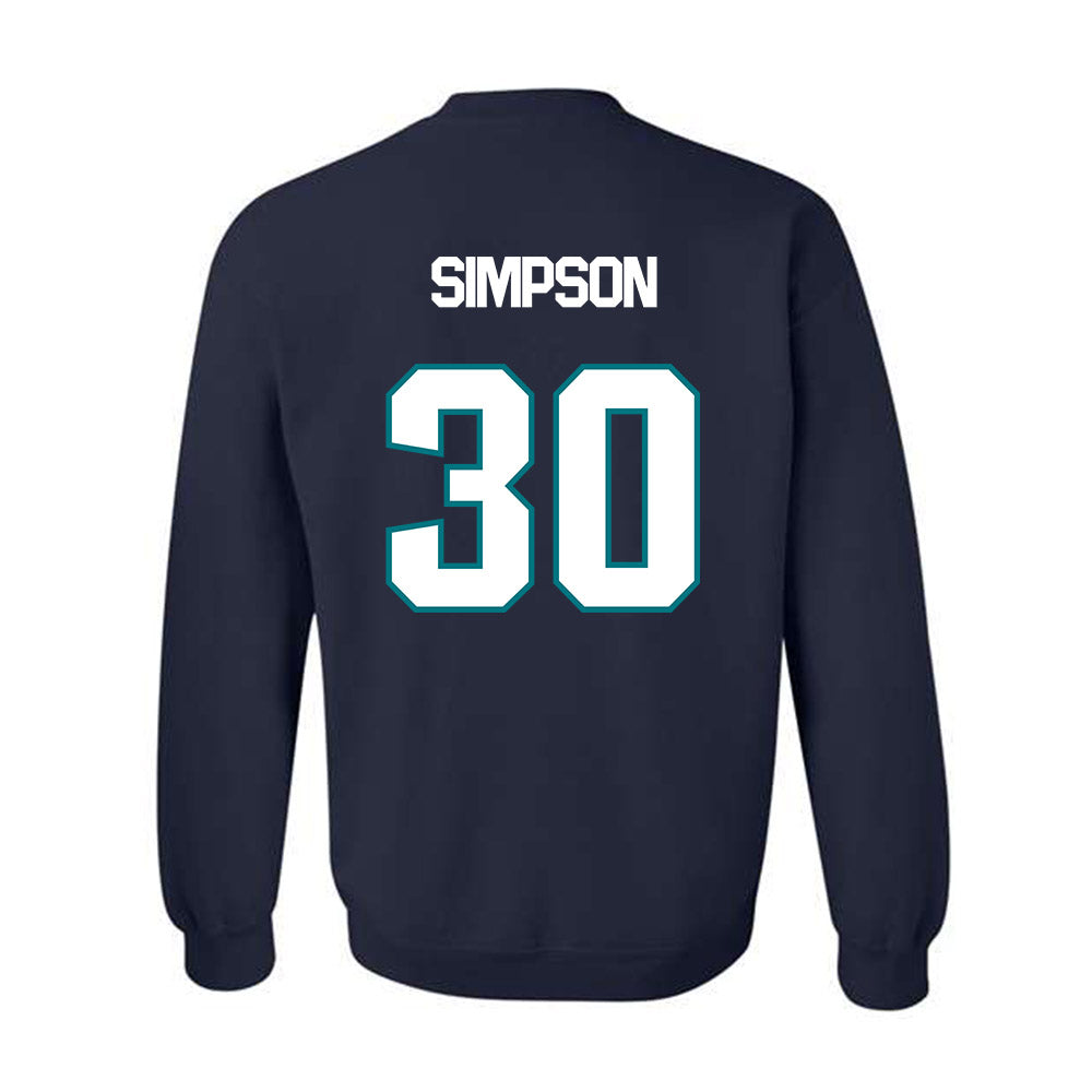 UNC Wilmington - NCAA Baseball : Micah Simpson - Classic Shersey Crewneck Sweatshirt-1