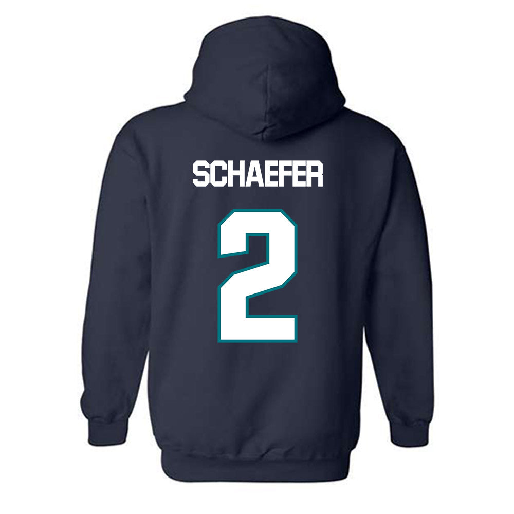 UNC Wilmington - NCAA Baseball : Dylan Schaefer - Classic Shersey Hooded Sweatshirt-1