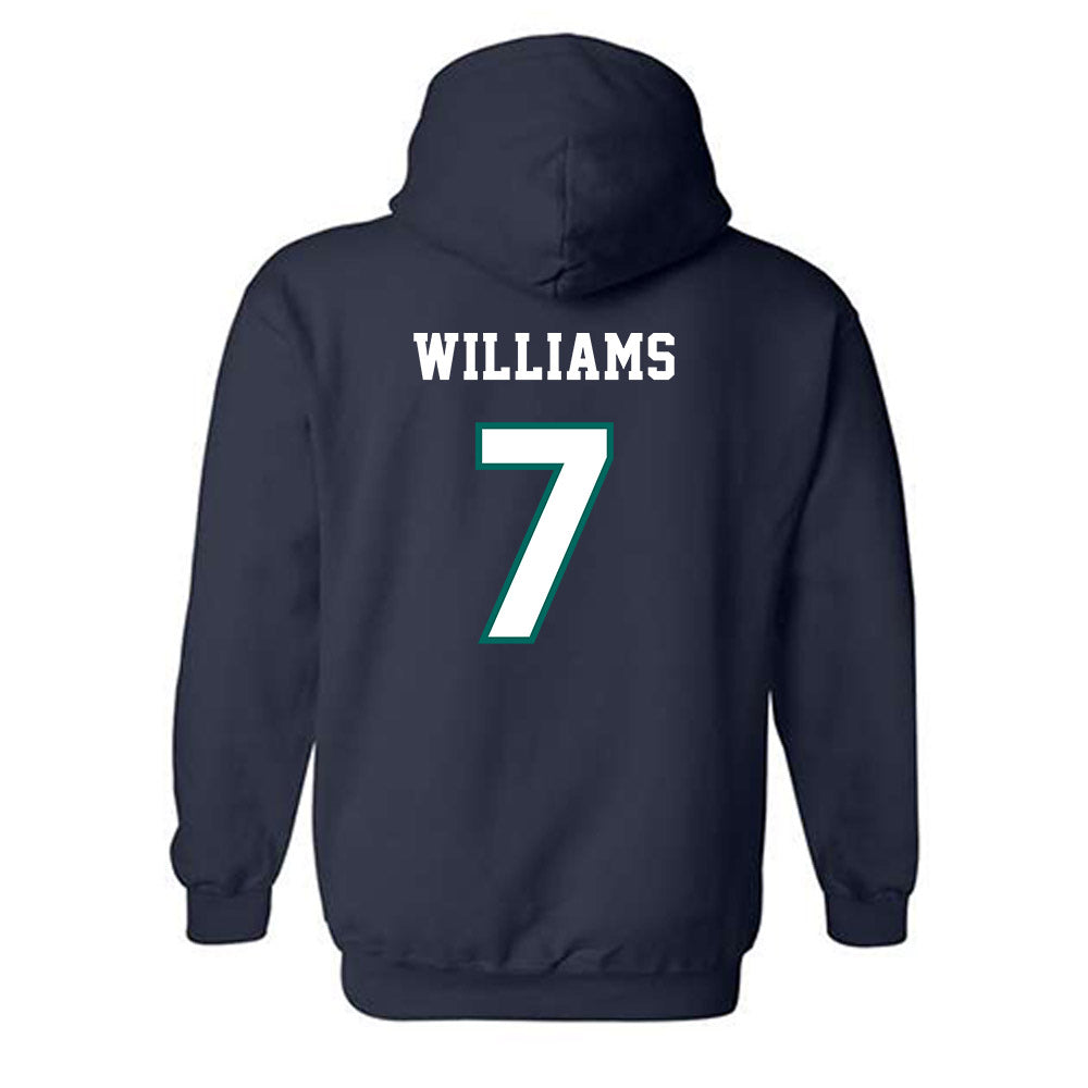 UNC Wilmington - NCAA Men's Basketball : Greedy Williams - Classic Shersey Hooded Sweatshirt