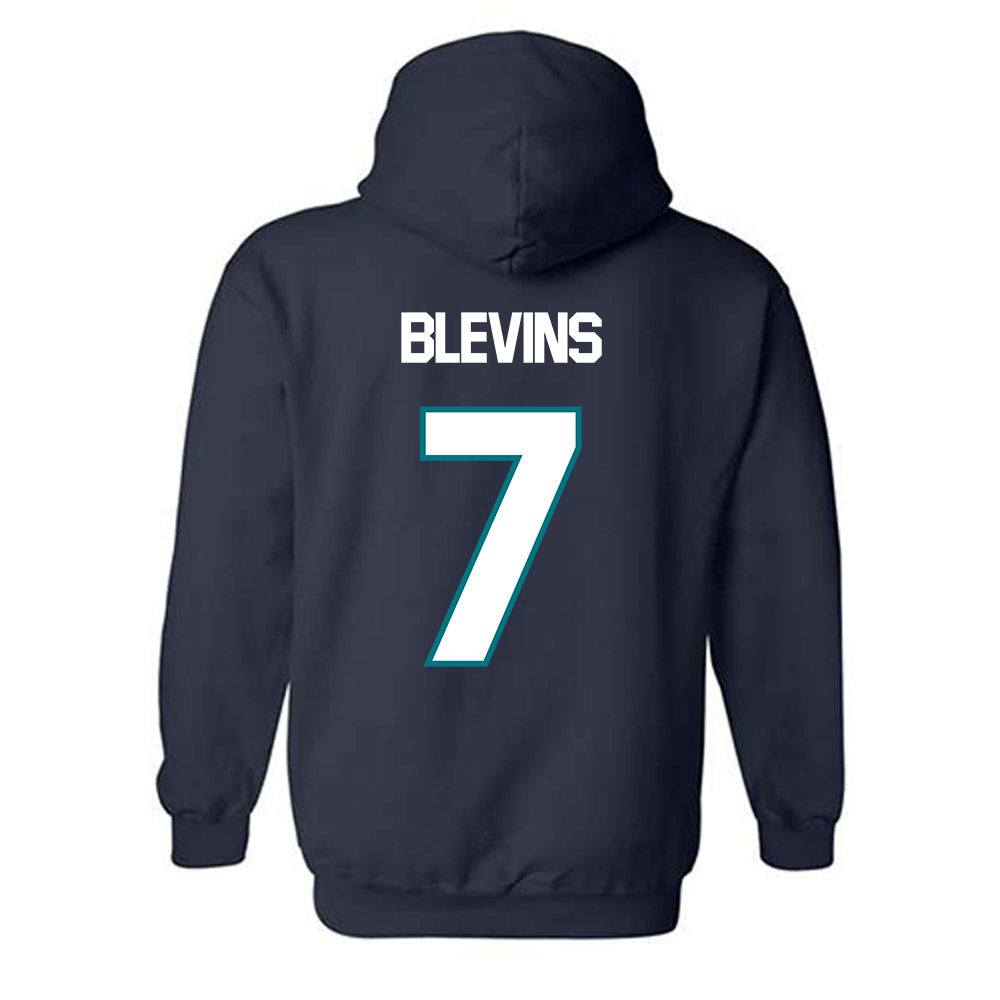 UNC Wilmington - NCAA Baseball : Cole Blevins - Classic Shersey Hooded Sweatshirt-1