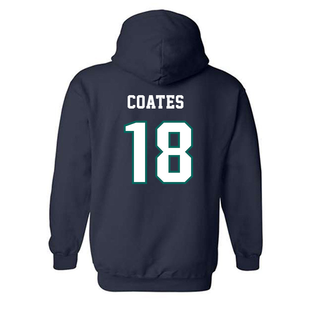 UNC Wilmington - NCAA Men's Soccer : Jacob Coates - Classic Shersey Hooded Sweatshirt-1