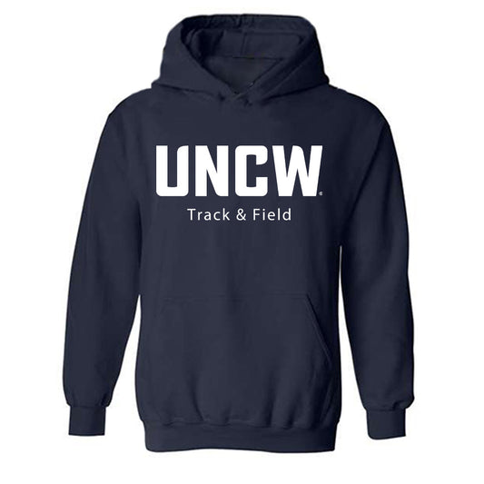 UNC Wilmington - NCAA Men's Track & Field : Reid Herring - Classic Shersey Hooded Sweatshirt-0