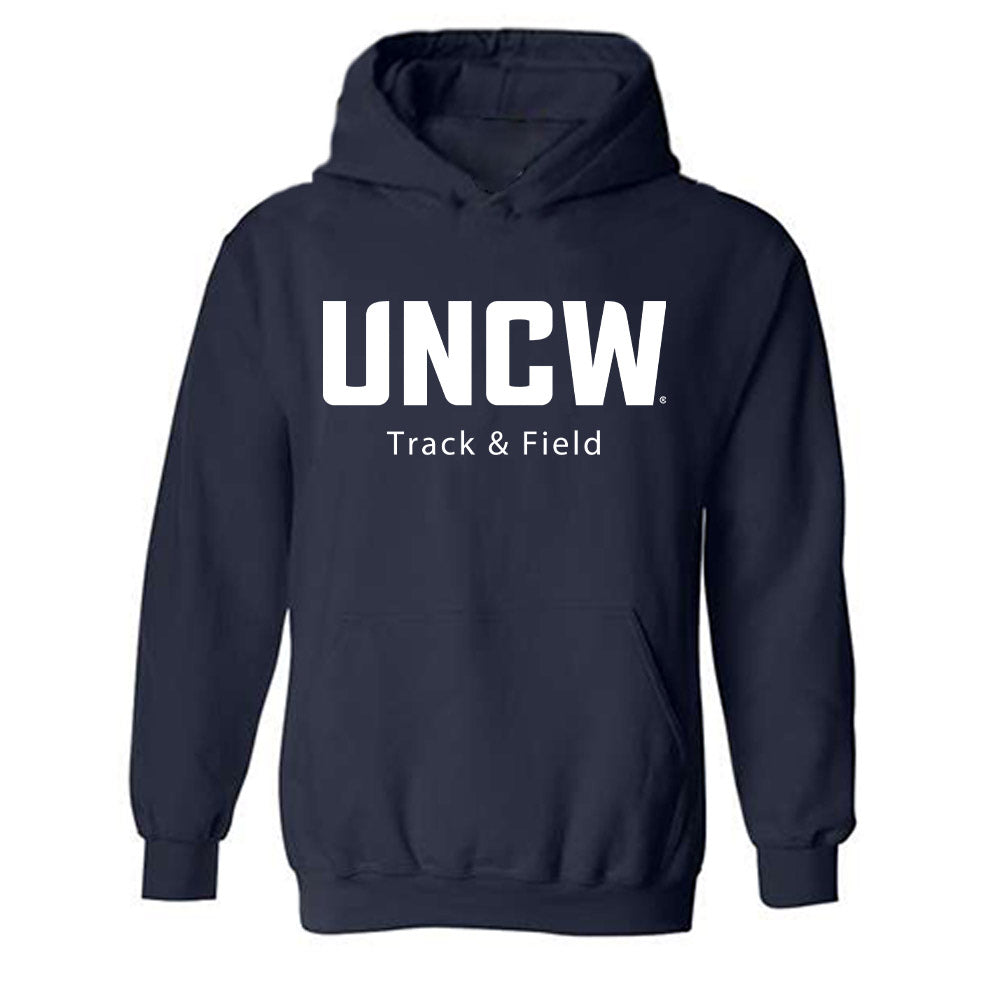 UNC Wilmington - NCAA Women's Track & Field : Ella Osada - Classic Shersey Hooded Sweatshirt-0