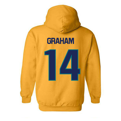 UNC Wilmington - NCAA Women's Volleyball : Courtney Graham - Classic Shersey Hooded Sweatshirt-1