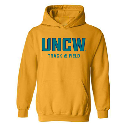 UNC Wilmington - NCAA Men's Track & Field : Reid Herring - Classic Shersey Hooded Sweatshirt-0