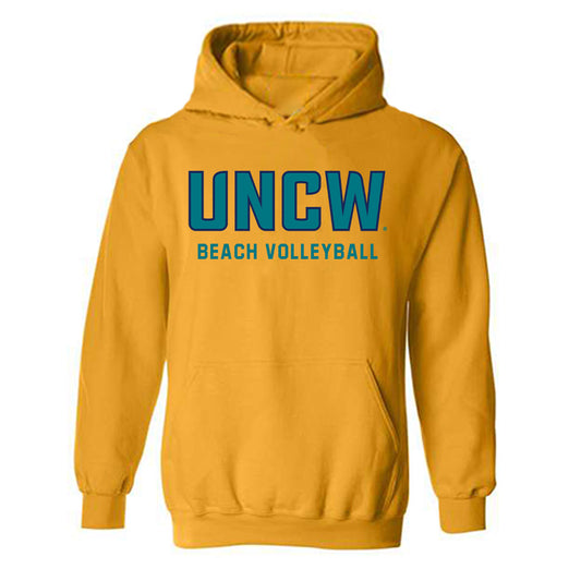 UNC Wilmington - NCAA Beach Volleyball : Hannah Parkinson - Classic Shersey Hooded Sweatshirt-0