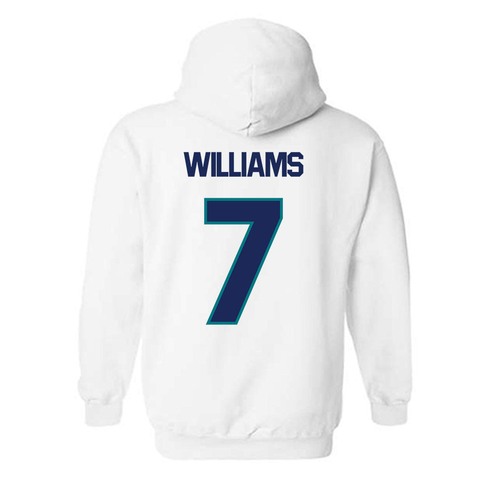 UNC Wilmington - NCAA Men's Basketball : Greedy Williams - Classic Shersey Hooded Sweatshirt-1