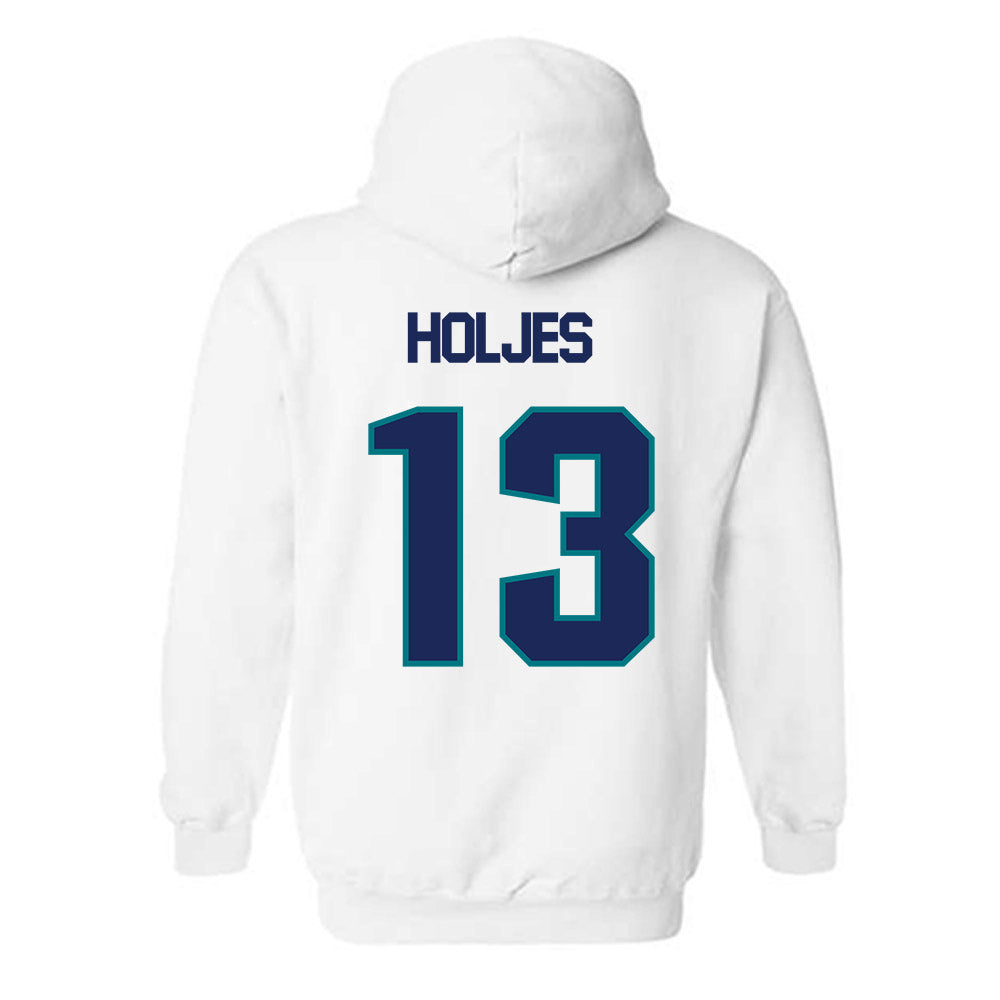 UNC Wilmington - NCAA Baseball : Carter Holjes - Classic Shersey Hooded Sweatshirt-1
