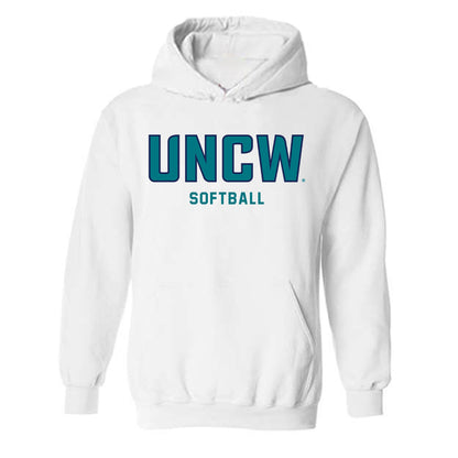 UNC Wilmington - NCAA Softball : Madison Biddle - Classic Shersey Hooded Sweatshirt-0