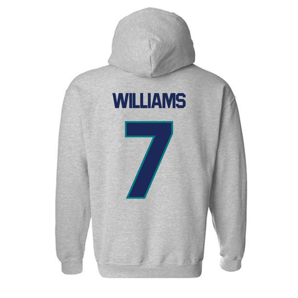 UNC Wilmington - NCAA Men's Basketball : Greedy Williams - Classic Shersey Hooded Sweatshirt-1