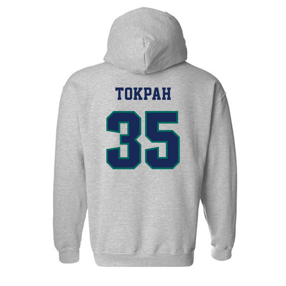 UNC Wilmington - NCAA Men's Basketball : Adam Tokpah - Classic Shersey Hooded Sweatshirt-1