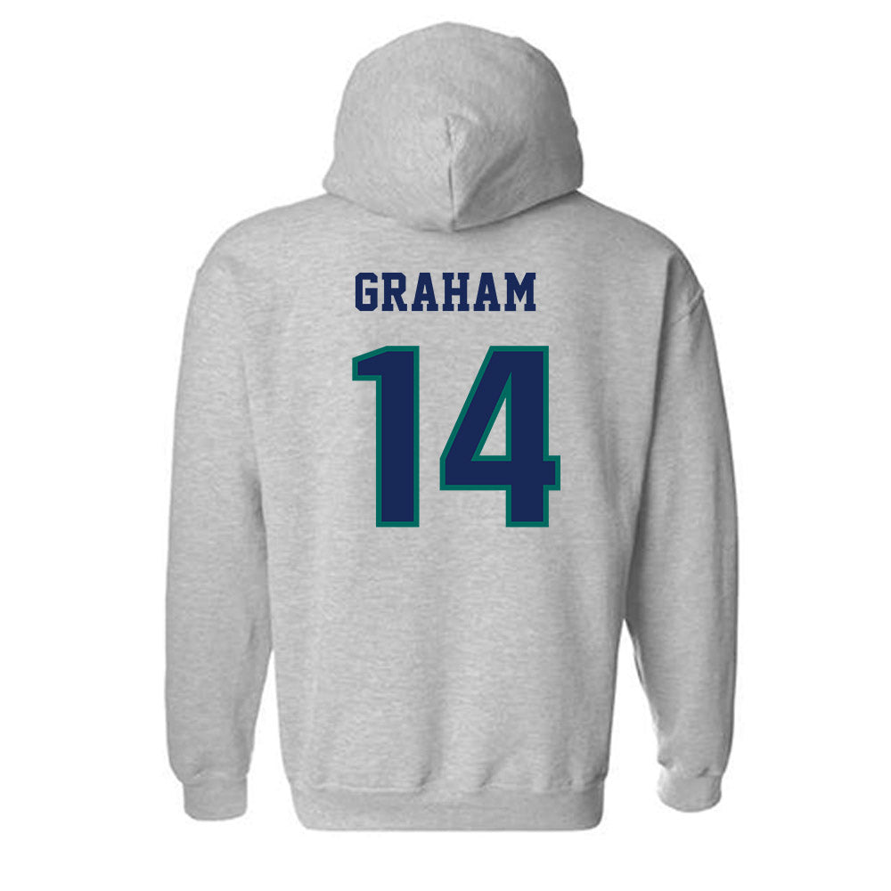 UNC Wilmington - NCAA Women's Volleyball : Courtney Graham - Classic Shersey Hooded Sweatshirt-1