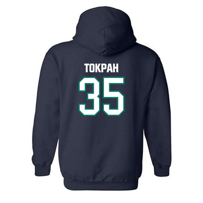 UNC Wilmington - NCAA Men's Basketball : Adam Tokpah - Classic Shersey Hooded Sweatshirt-1