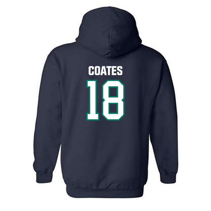 UNC Wilmington - NCAA Men's Soccer : Jacob Coates - Classic Shersey Hooded Sweatshirt-1