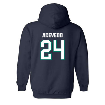 UNC Wilmington - NCAA Men's Soccer : Christian Acevedo - Classic Shersey Hooded Sweatshirt-1