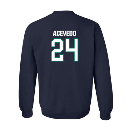 UNC Wilmington - NCAA Men's Soccer : Christian Acevedo - Classic Shersey Crewneck Sweatshirt-1