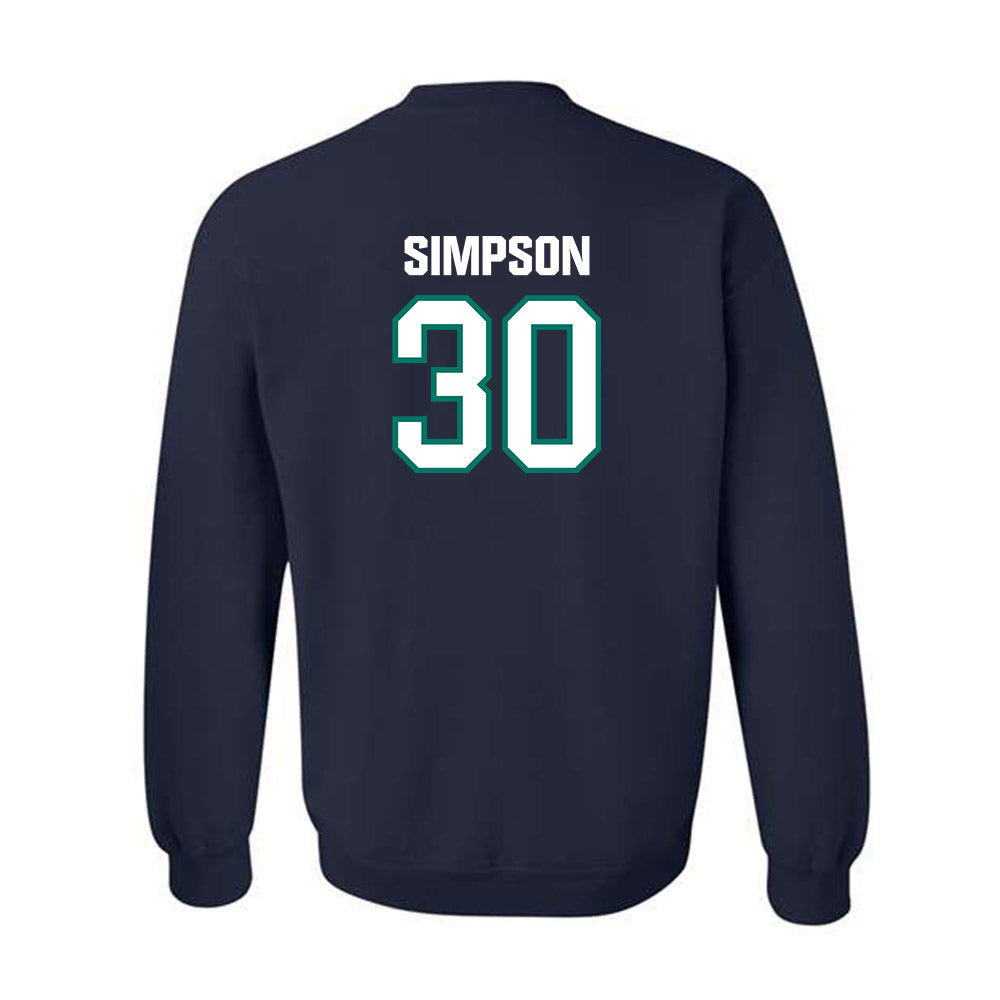 UNC Wilmington - NCAA Baseball : Micah Simpson - Classic Shersey Crewneck Sweatshirt-1