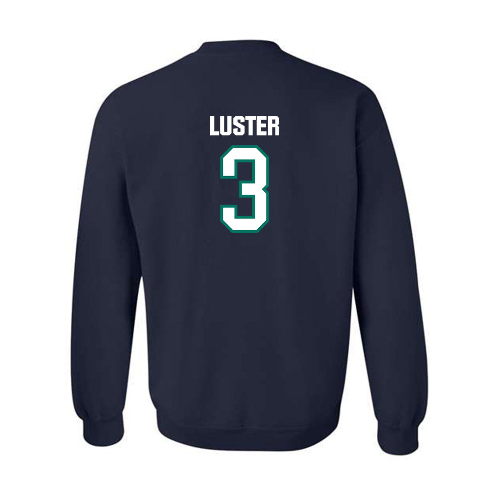 UNC Wilmington - NCAA Men's Basketball : Cj Luster - Classic Shersey Crewneck Sweatshirt-1