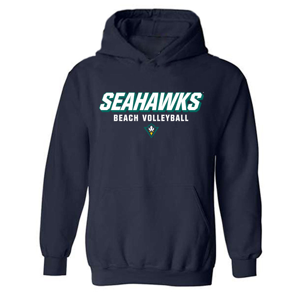 UNC Wilmington - NCAA Beach Volleyball : Hannah Parkinson - Classic Shersey Hooded Sweatshirt-0