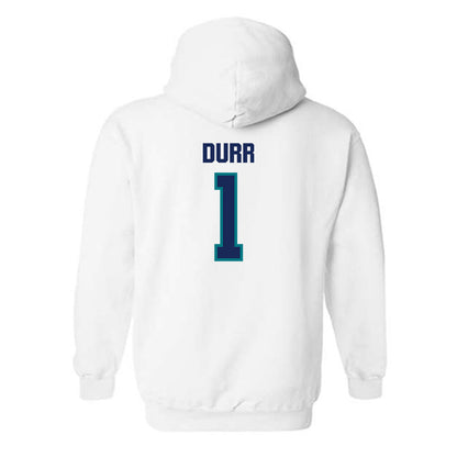 UNC Wilmington - NCAA Men's Basketball : Madison Durr - Classic Shersey Hooded Sweatshirt-1
