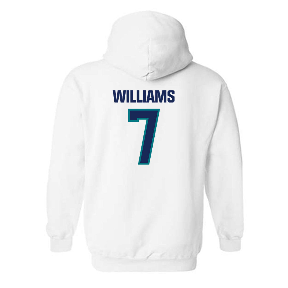 UNC Wilmington - NCAA Men's Basketball : Greedy Williams - Classic Shersey Hooded Sweatshirt-1