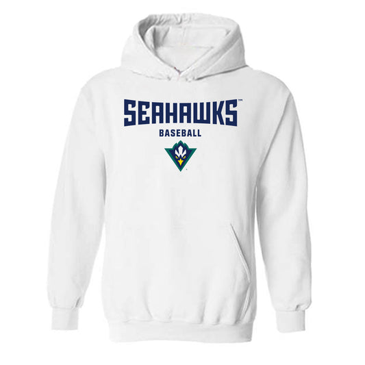 UNC Wilmington - NCAA Baseball : Cole Blevins - Classic Shersey Hooded Sweatshirt-0