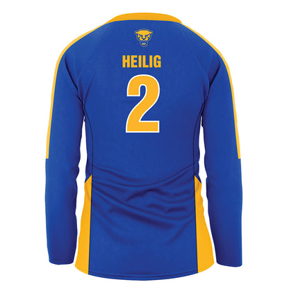 Pittsburgh - NCAA Women's Volleyball : Maaike Heilig - Royal Volleyball Jersey-1