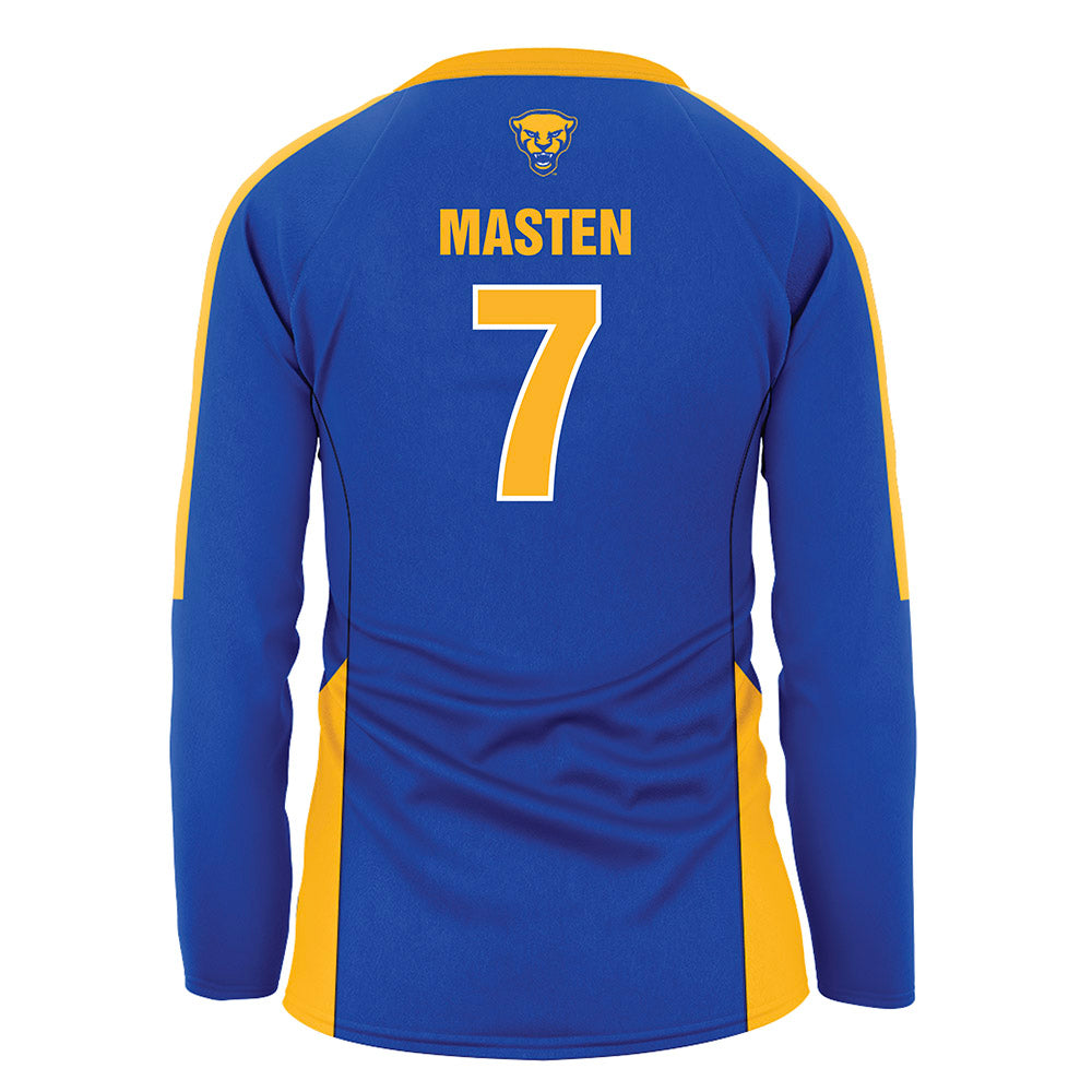 Pittsburgh - NCAA Women's Volleyball : Izzy Masten - Royal Volleyball Jersey-1