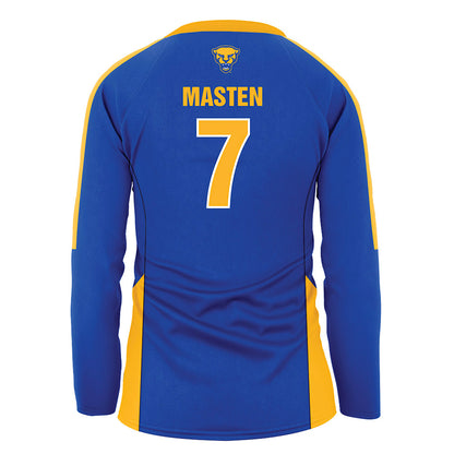 Pittsburgh - NCAA Women's Volleyball : Izzy Masten - Royal Volleyball Jersey-1