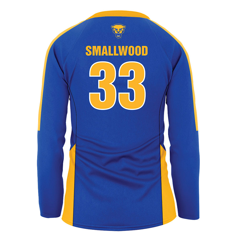Pittsburgh - NCAA Women's Volleyball : Jessica Smallwood - Royal Volleyball Jersey-1