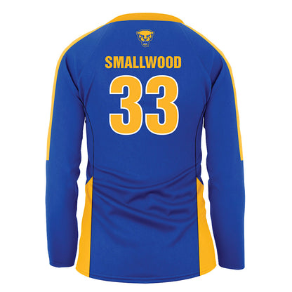 Pittsburgh - NCAA Women's Volleyball : Jessica Smallwood - Royal Volleyball Jersey-1