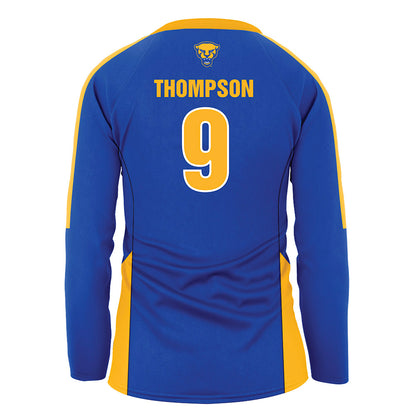 Pittsburgh - NCAA Women's Volleyball : Trinity Thompson - Royal Volleyball Jersey-1