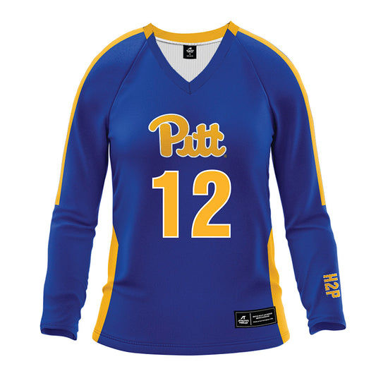 Pittsburgh - NCAA Women's Volleyball : Ayanna Watson - Royal Volleyball Jersey-0