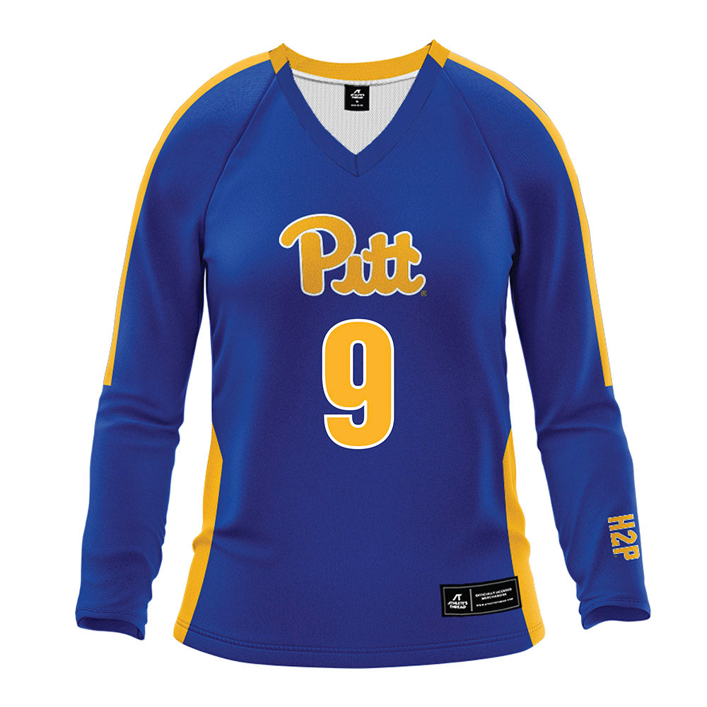 Pittsburgh - NCAA Women's Volleyball : Trinity Thompson - Royal Volleyball Jersey-0