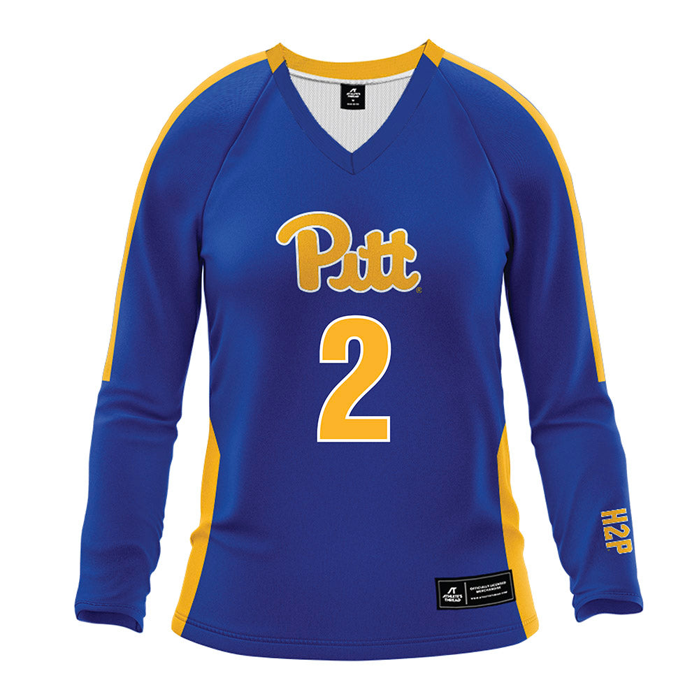Pittsburgh - NCAA Women's Volleyball : Maaike Heilig - Royal Volleyball Jersey-0