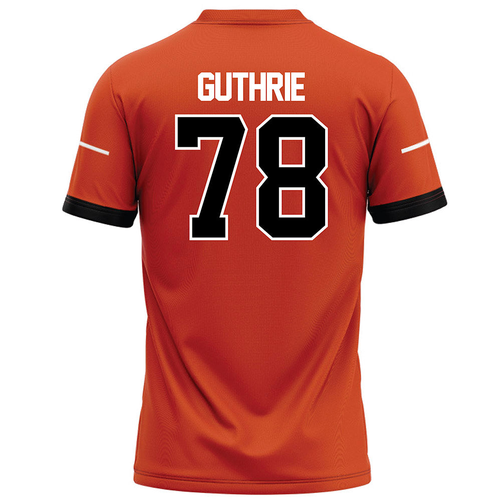 Campbell - NCAA Football : Andrew Guthrie - Orange Football Jersey