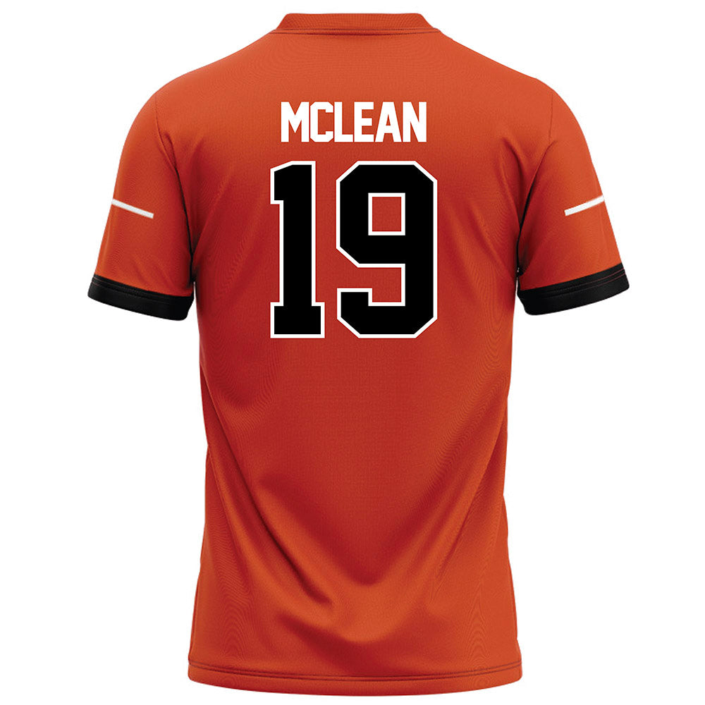 Campbell - NCAA Football : Dominic McLean - Orange Football Jersey-1