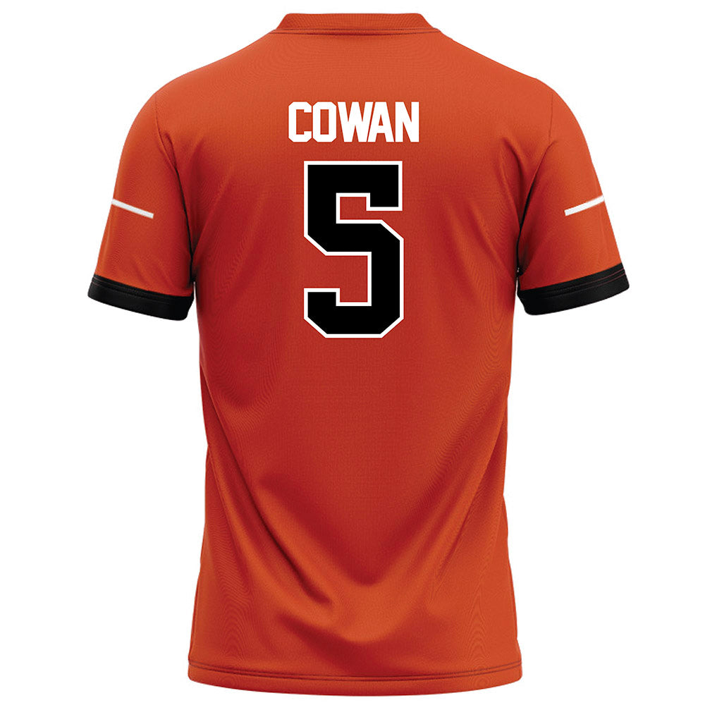 Campbell - NCAA Football : Javon Cowan - Orange Football Jersey-1
