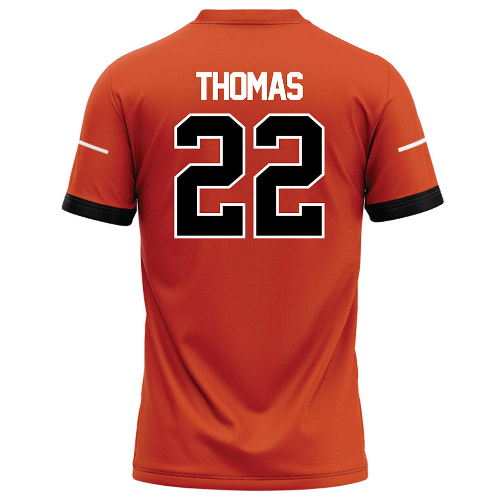 Campbell - NCAA Football : Devon Thomas - Orange Football Jersey-1