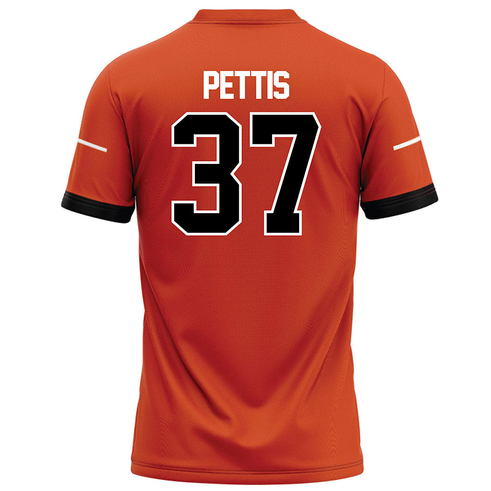 Campbell - NCAA Football : DaVonyae Pettis - Orange Football Jersey-1