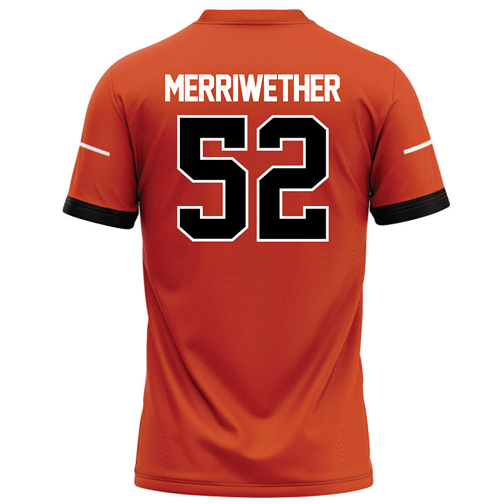 Campbell - NCAA Football : Mason Merriwether - Orange Football Jersey-1